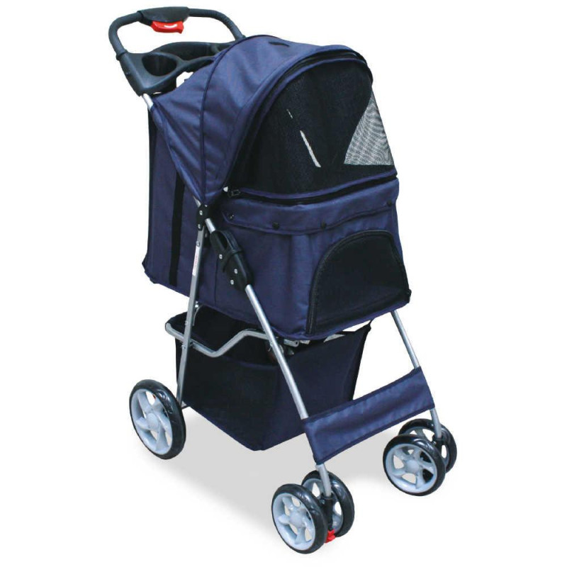 Коляска CROCI для собак / котів, дощовик в комплекті, 70x46x100 см