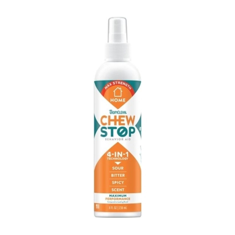 Спрей Тропіклін 4 в 1 TropiClean Chew Stop Home Spray від погризень собак в будинку, 236 мл (007710)