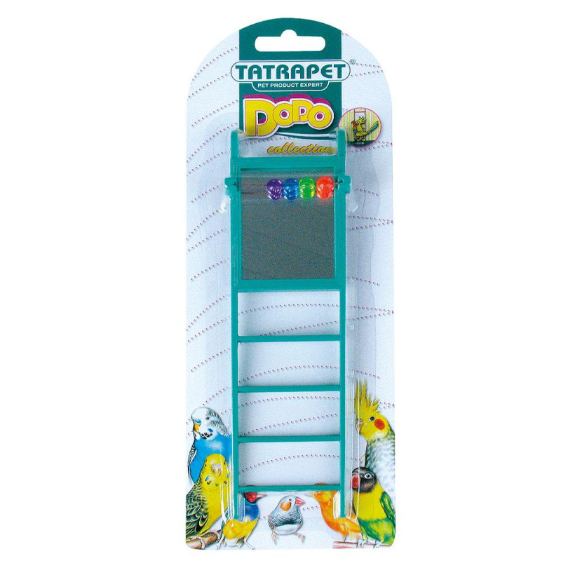Іграшка для птахів TETRAPET Dodo, сходи з дзеркалом, 22 см