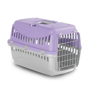 Переноска Gipsy 2 Large Lilla 58*38*38 см для собак, металеві двері, колір ліловий