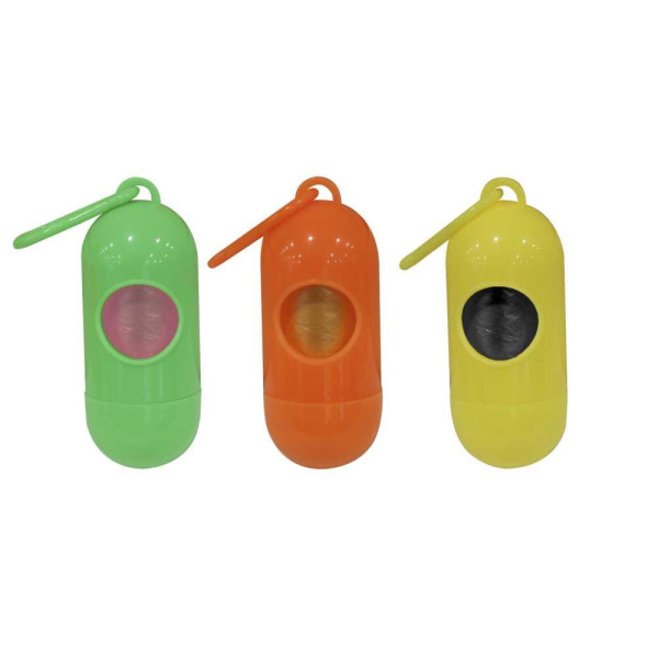 Брелок CROCI MINIBAG Пігулка з пакетами для фекалій