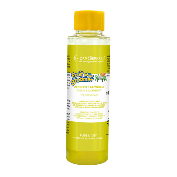 Шампунь антибактеріальний Імбир та Бузина Iv San Bernard Ginger & Elderberry для собак та котів, 100 мл Шампунь антибактеріальний Імбир та Бузина Iv San Bernard Ginger & Elderberry для собак та котів, 100 мл