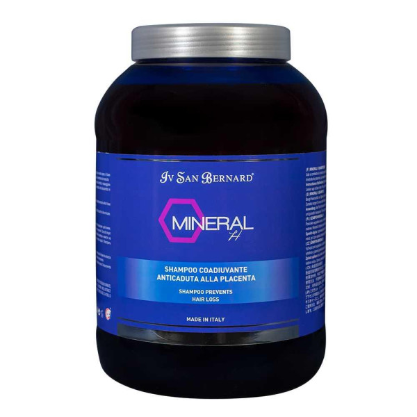 Шампунь Iv San Bernard Mineral H (кіт/собака), проти випадіння волосся, з плацентою,  3л