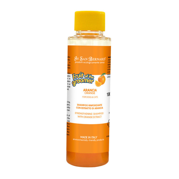 Шампунь Апельсин Iv San Bernard Orange Shampoo з силіконом для слабкої шерсті собак і котів, що випадає, 100 мл Шампунь Апельсин Iv San Bernard Orange Shampoo з силіконом для слабкої шерсті собак і котів, що випадає, 100 мл