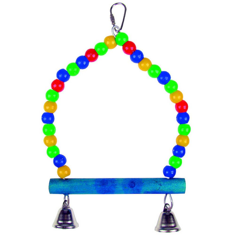 Іграшка для птахів TETRAPET Dodo, гойдалка з дзвіночком, 28 см