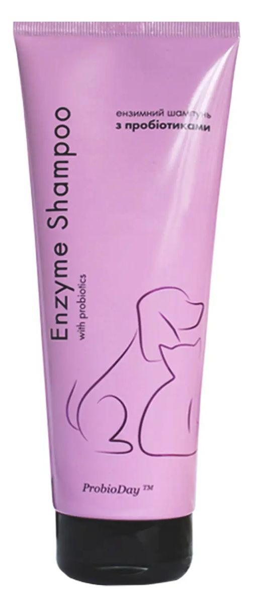 Шампунь ProbioDay Enzyme Shampoo with Probiotics ензимний шампунь із пробіотиками для котів і собак, 250 мл
