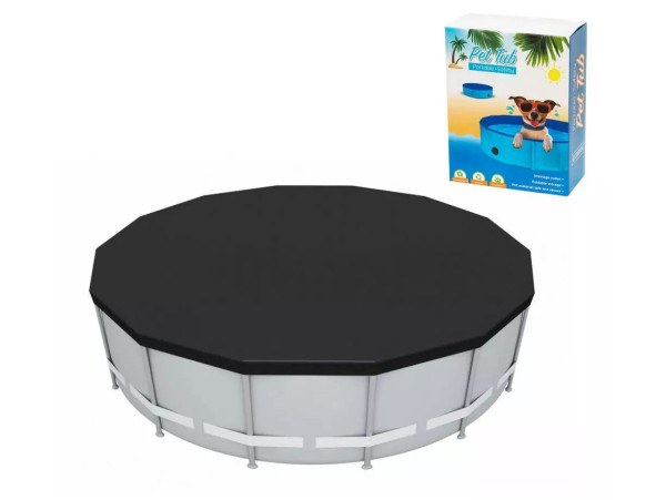 Накриття складне для басейну Papillon Pet Tub для собак, розмір S, діаметр 80 см, висота 20 см Накриття складне для басейну Papillon Pet Tub для собак, розмір S, діаметр 80 см, висота 20 см