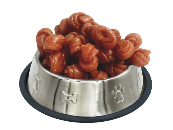 Кістка вузлова з курячого м'яса, 6см, (≈27-30шт/уп), 500г, 20шт/ящ.