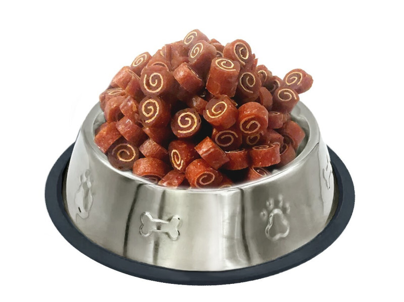 Міні-роли з м'яким м'ясом качки та тріски, 1-2см, 85г, 120 (12) шт/ящ