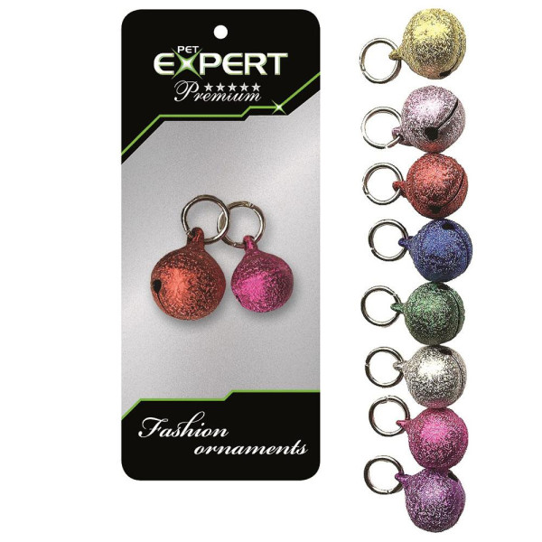 Підвіска на комір TETRAPET Expert, дзвіночок одноколірний, 12 мм /2 шт