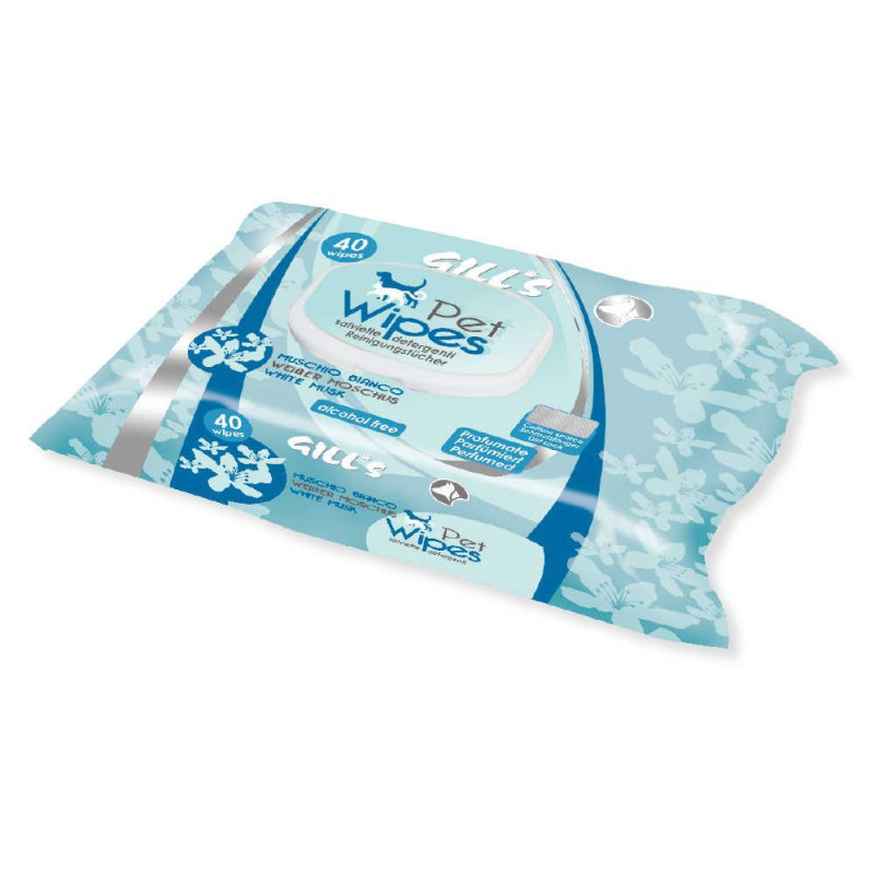 Серветки гігієнічні CROCI White Musk, 40 шт