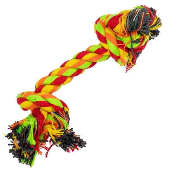 Іграшка для собак CROCI канат грейфер 2 вузла, 18 см, 50 г