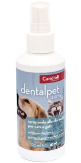 Кандіолі Дентал Пет Спрей Candioli Dental Pet Spray по догляду за ротовою порожниною собак і кішок, 125 мл (PSE5195)
