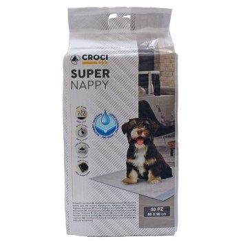 Одноразові пелюшки для собак Croci Super Nappy 90*60 см, 50 пелюшок в упаковці (C6020953)