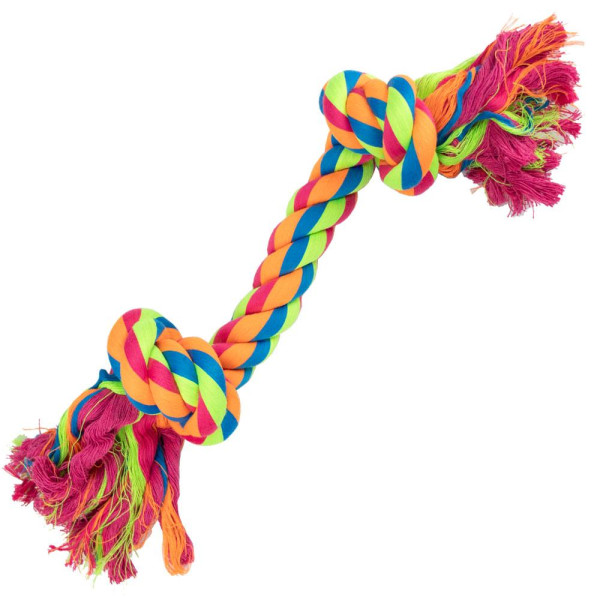 Іграшка для собак CROCI канат грейфер 2 вузла, 38 см, 210 г