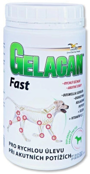 Гелакан Фаст Orling Gelacan Fast вітамінна добавка для опорно-рухового апарату собак, 500 гр