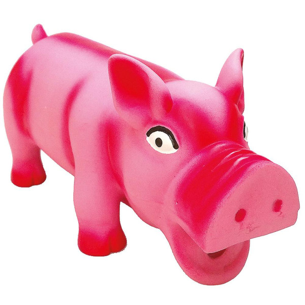 Іграшка для собак TETRAPET Toys Fun, латексна Свинка велика з пищалкою, 30 см