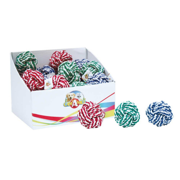 Іграшка для собак CROCI М'яч канатний, 6,5 см