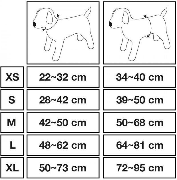 Світловідбивний жилет Croci Visibility для собак, розмір XL обхват шиї 50 - 73 см, об'єм грудей 72 - 95 см (C6020110)