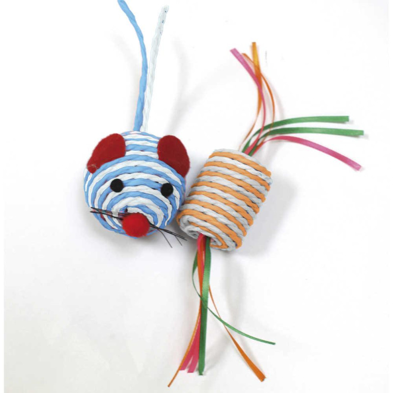 Іграшка для котів CROCI Миша / туба в асортименті, 5 см