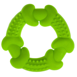 Іграшка для собак TETRAPET Dental Gum, кільце з шипами гумове, 10,5 см