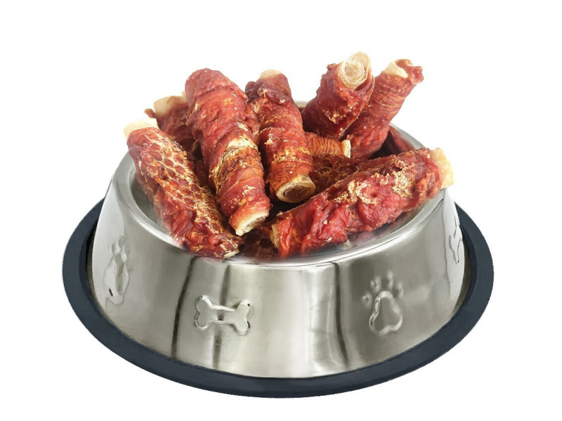 Маленькі качині крученики, 8,5см, (≈7-9шт/уп), 200г, 50шт/ящ.