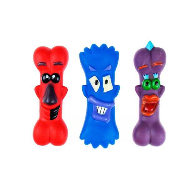 Іграшка для собак TETRAPET Toys Fun, вінілові кісточки, 14-16 см