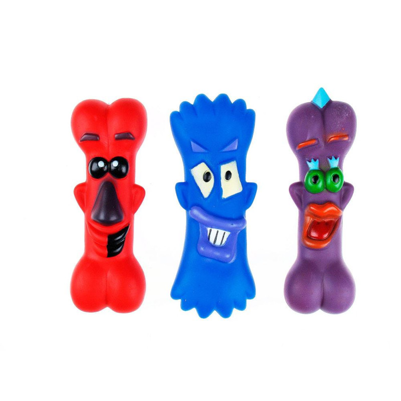 Іграшка для собак TETRAPET Toys Fun, вінілові кісточки, 14-16 см