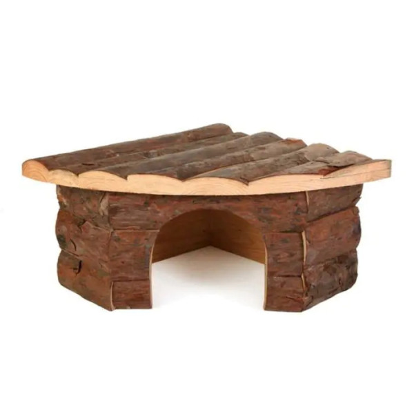 Дерев'яний дім для гризуна TETRAPET Корнер, 42х15х30 см