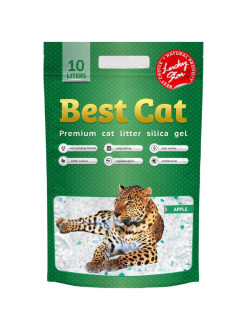 Силікагелевий наповнювач "Best Cat" Green Apple 10л/4