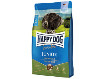 Happy Dog Sensible Junior Lamb &amp; Rice сухий корм з ягням і рисом для цуценят від 7 до 18 місяців, 4 кг (61014)