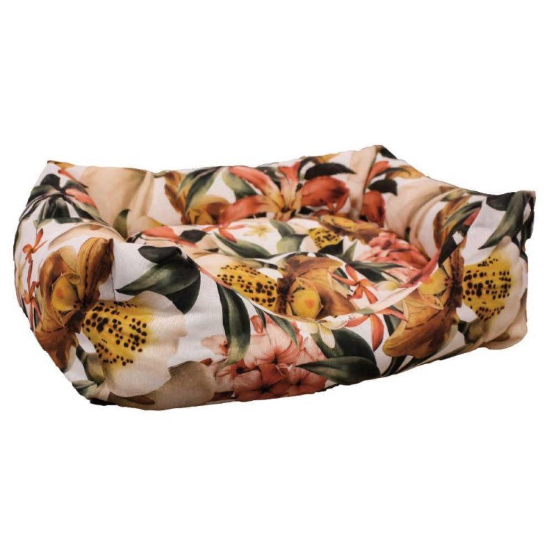 Лежак CROCI FRAGRANCE для тварини, прямокутний, квіти, 50x35 см