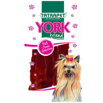 Ласощі для собак TETRAPET York, в'ялене м'ясо качки, 50 г