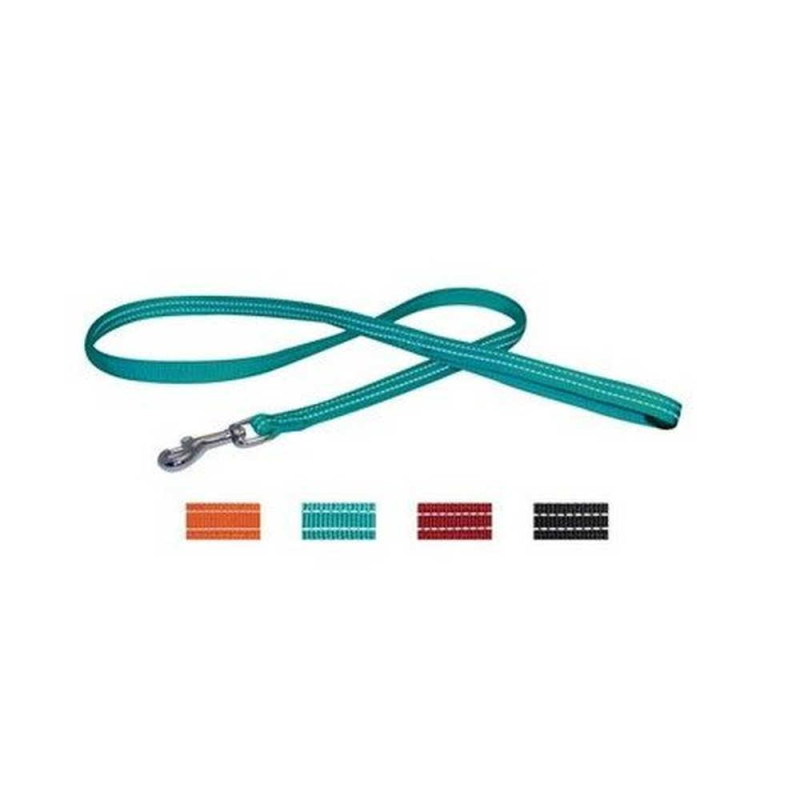 Повідець для собак CROCI SOFT REFLECTIVE, світловідбиваючий, м'який, голубий, нейлон, 120x1 см