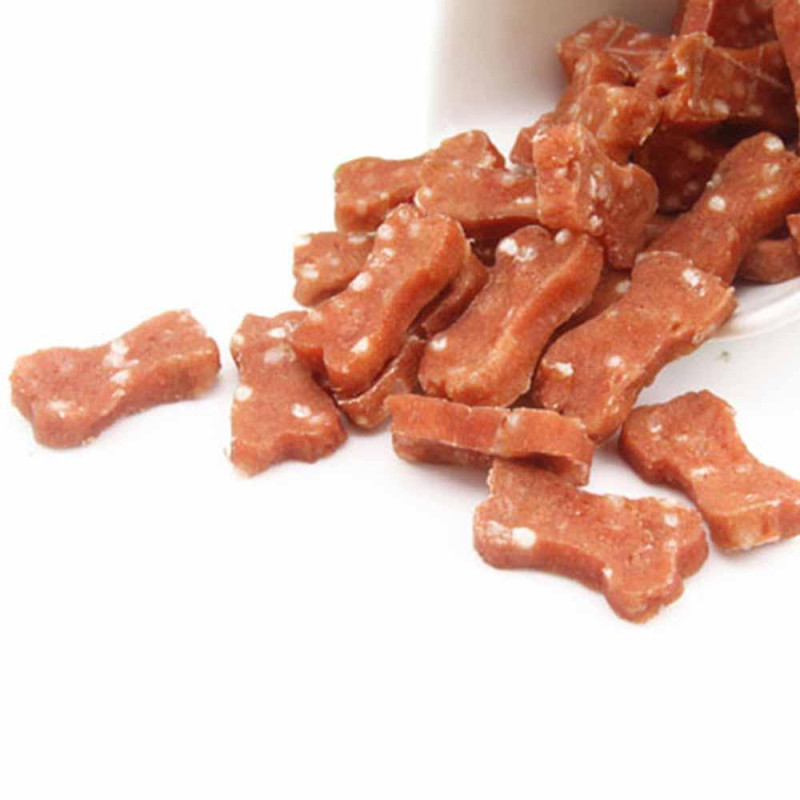 Ласощі "Селянські Смаколики"для собак,курка з рисом у формі кісточки , 3 см, 500г