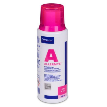 Алерміл Virbac Allermyl shampoo протиалергенний шампунь для кішок і собак, 200 мл