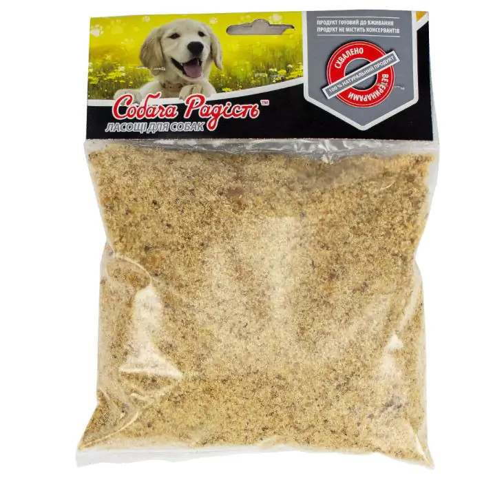 Ласощі "Селянські Смаколики" для собак, Мука пеніса яловичного, 0,2 кг