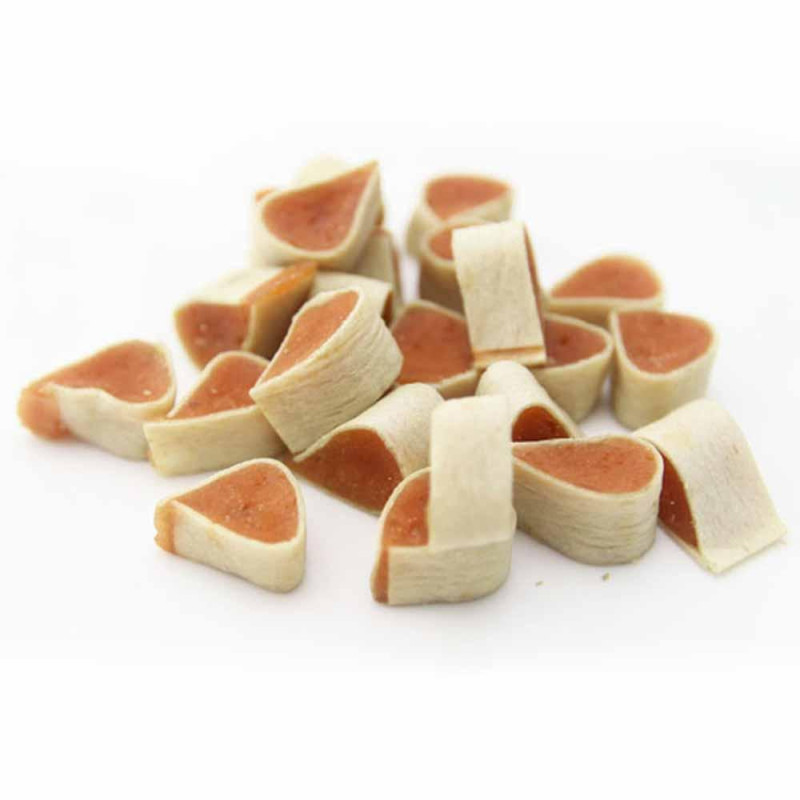 Ласощі "Селянські Смаколики" для собак,суши-роли з куркою та тріскою, 2,2-2,8 см, 500г