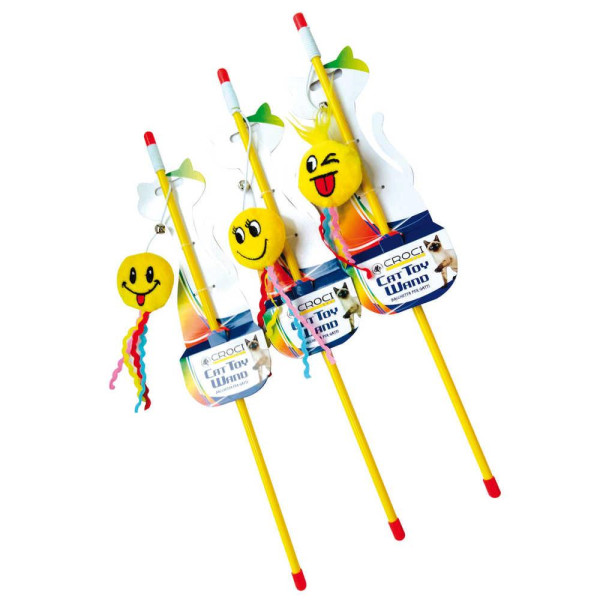 Іграшка для котів CROCI Дразнилка смайли, 46 см
