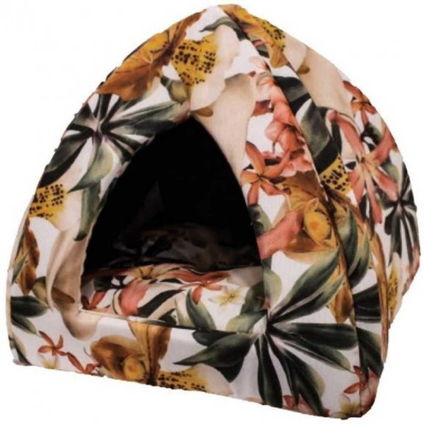 Будиночок для тварин CROCI Піраміда, FRAGRANCE (квіти), 43x43 см