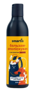 Смартіс Smartis бальзам-ополіскувач з екстрактом персика для собак і котів усіх порід, 220 мл (5004)