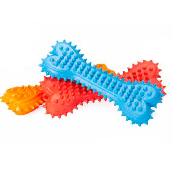 Іграшка для собак CAMON кісточка з TPR з шипами, 14 см