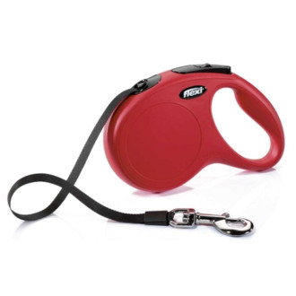 Рулетка FLEXI Classic XS, 3м, до 12кг, стрічка, червона