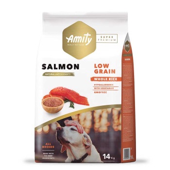 Аміті Amity Super Premium Adult Salmon сухий корм із лососем для дорослих собак, 14 кг