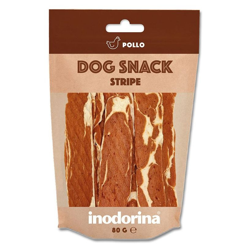 Inodorina Dog Snack Stripe Рollo ласощі для собак курячі смужки, 80 гр (000006153)