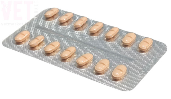 Банацеп Вет 20 мг Calier Banacep Vet 20 mg при серцевій застійній недостатності у собак, вагою більше 20 кг, 14 таблеток