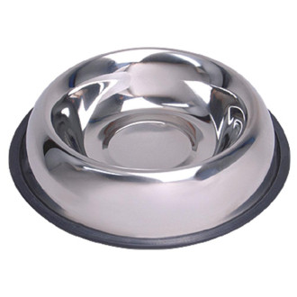 Миска TETRAPET з нержавіючої сталі на гумці, 0,75л /16 см
